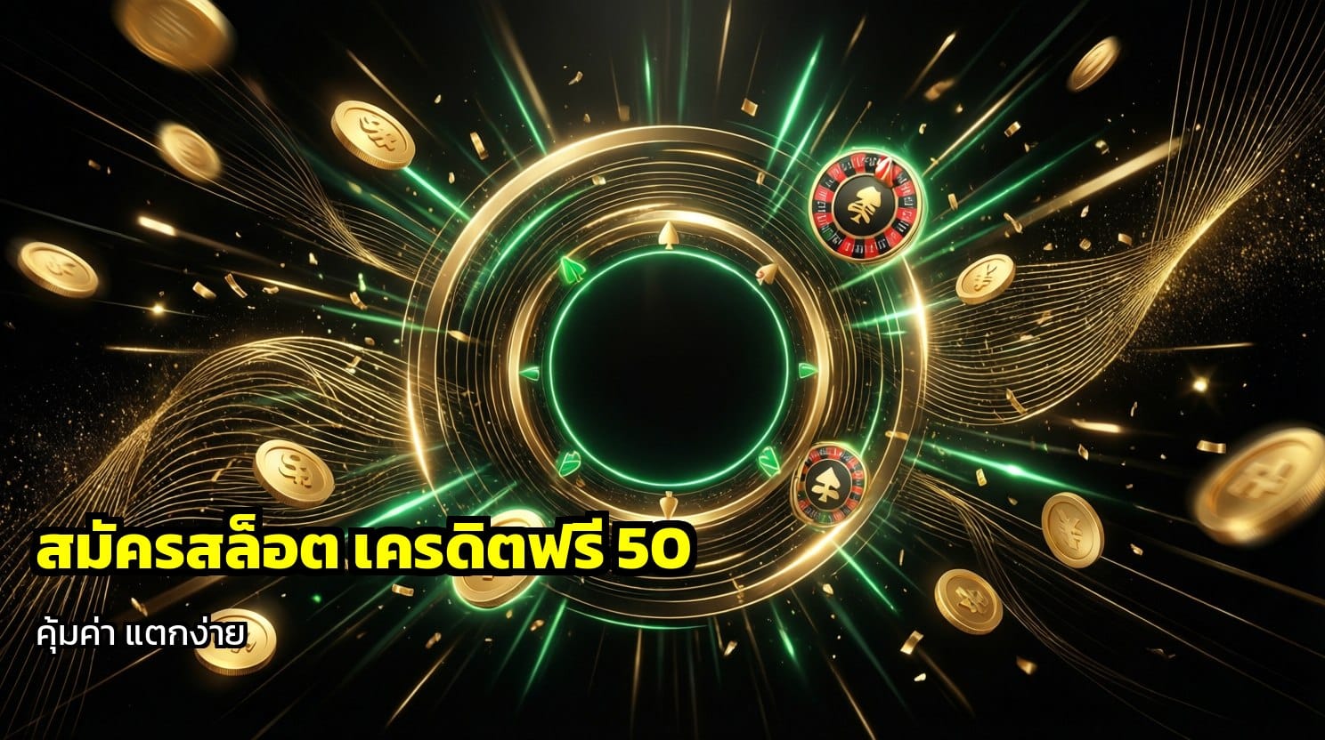 สมัครเครดิตฟรี 50